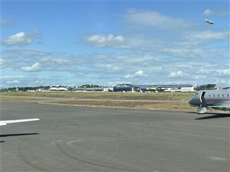 Apron med udsigt til Pit-lane